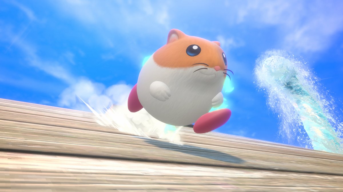 KirbyAirRiders's tweet image. Activate Rick&apos;s special, &quot;Rip-Roaring Rick,&quot; to hop off your machine, disregard all your surroundings, and sprint forward at top speed! #KirbyAirRiders
