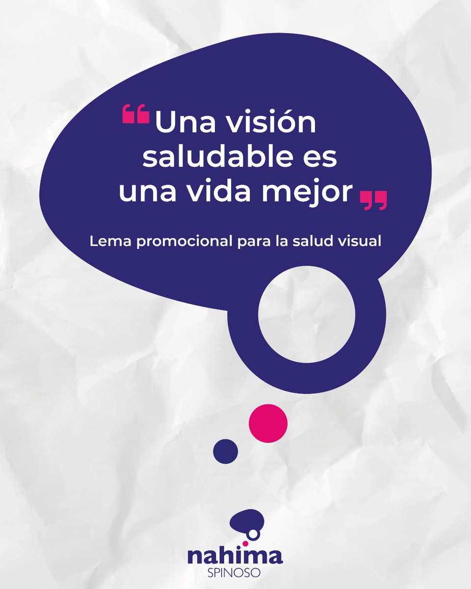 ClickConsciente's tweet image. ¿Qué estás haciendo por tus ojos? Protege tu vista de las pantallas, evita el Síndrome de Visión Informática. Te comparto la frase que #NahimaSpinoso publica en sus redes para reflexionar esta semana.
#SVI #OjosCansados #BienestarYSaludDigital  #ClickConsciente #Prevención