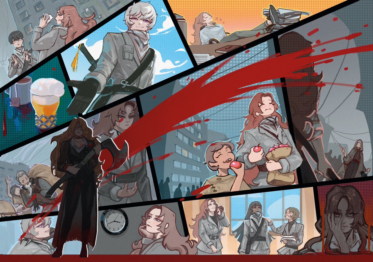 controverse_av's tweet image. My work for #LCB_Zine
#Limbus_Company  ❤️