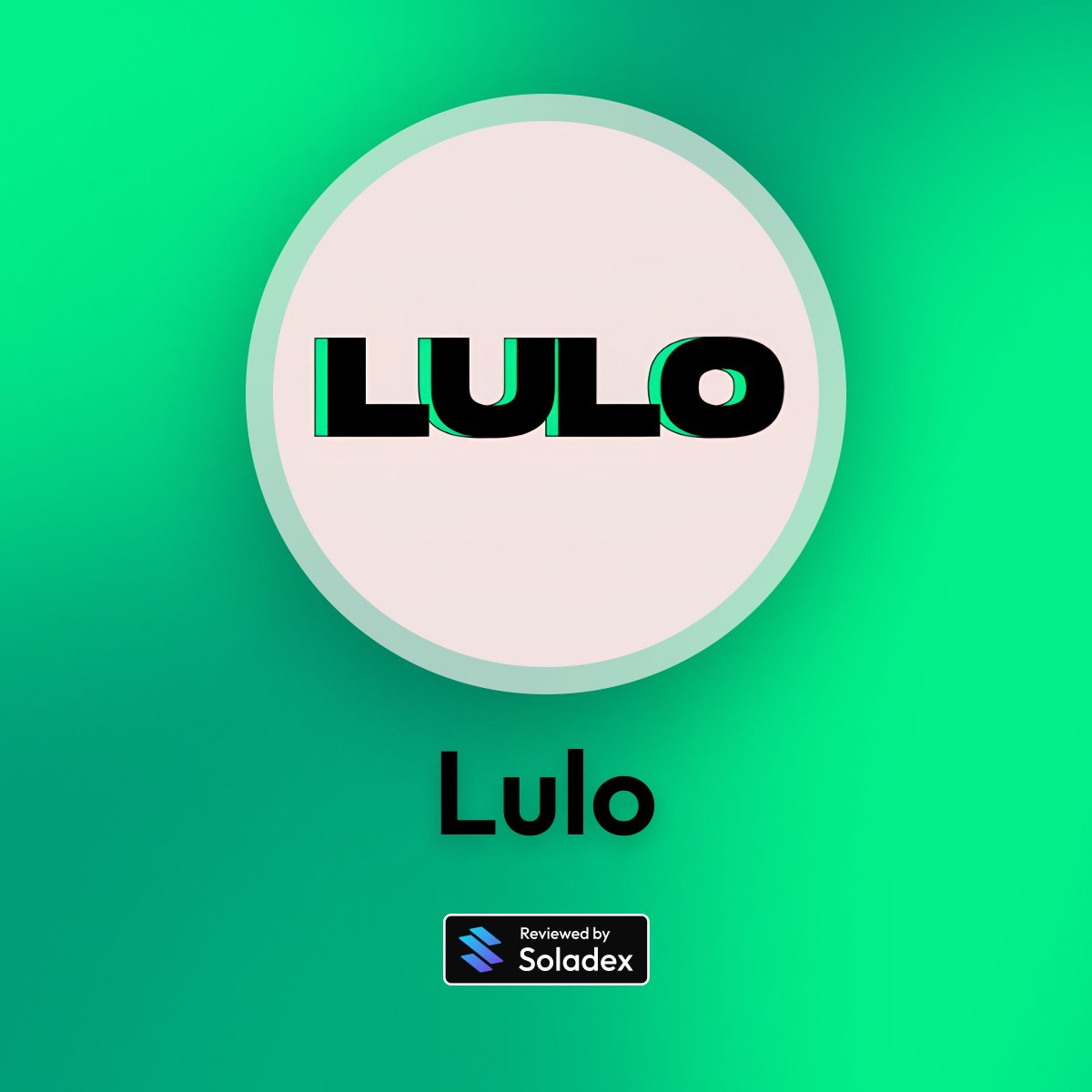 Spotlight on: <a href="/uselulo/">Lulo</a> 💸 - Smart stablecoin yield with zero hassle!

→ Lulo automatically routes your stables through the highest-yielding Solana lending protocols with effortless deployment, so you can earn optimized yield without any manual action.

A digest by Soladex 🧵👇