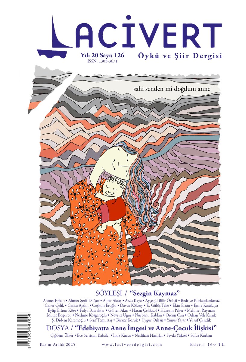 Lacivert Öykü ve Şiir Dergisi'nin 126. Sayısı Raflarda... Okumanız, Okutmanız dileğiyle. Abonelik için lacivert_2005@yahoo.com 🙏🪴🦋🧿dergiyurdu.com
ankaradost ankaraarkadaş istanbulmephisto istanbulpandora istanbulgergedan izmirpan eskişehiradımlar adanamersinkitapsan
