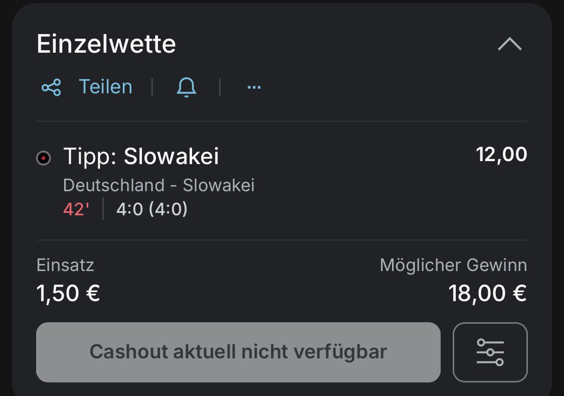 Mein Abendessen werde ich dann wohl heute selber bezahlen müssen…