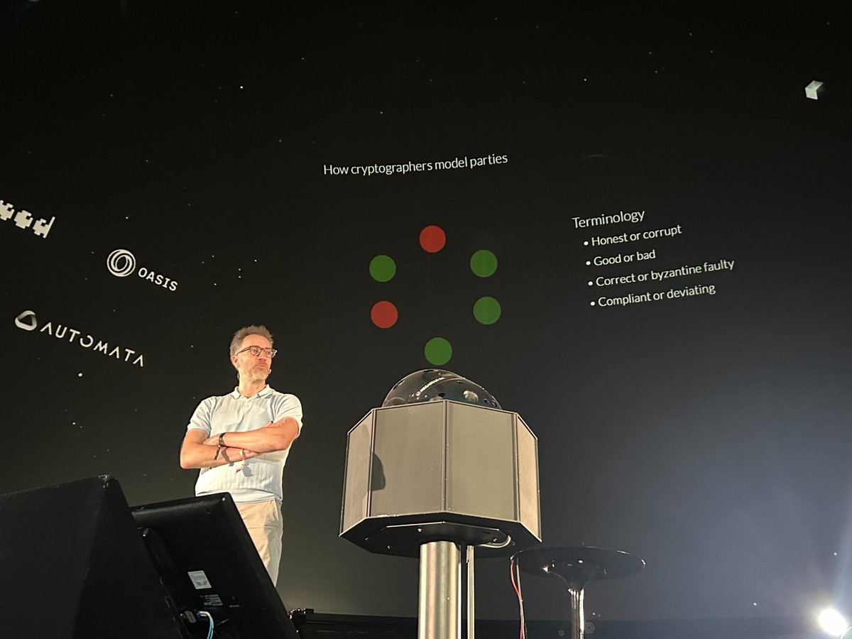 NexusLabs's tweet image. &quot;Crypto needs to be built on a solid foundation, zero-knowledge is one part that makes it verifiable but there’s more to it” - @JensGroth16 , Chief Scientists at Nexus during the Frontier Forum by @SpaceComputerIO  at @EFDevcon , where builders, thinkers, and pioneers in crypto…