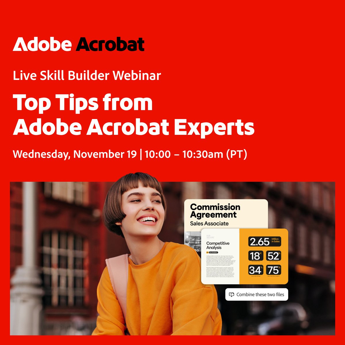 AdobeDocCloud's tweet image. Never too late to tap into quicker, smarter PDF work 👀

Join us on November 19th for 30 minutes of expert tips to save you hours every day. Save your spot!  adobe.ly/4i6CRsu
