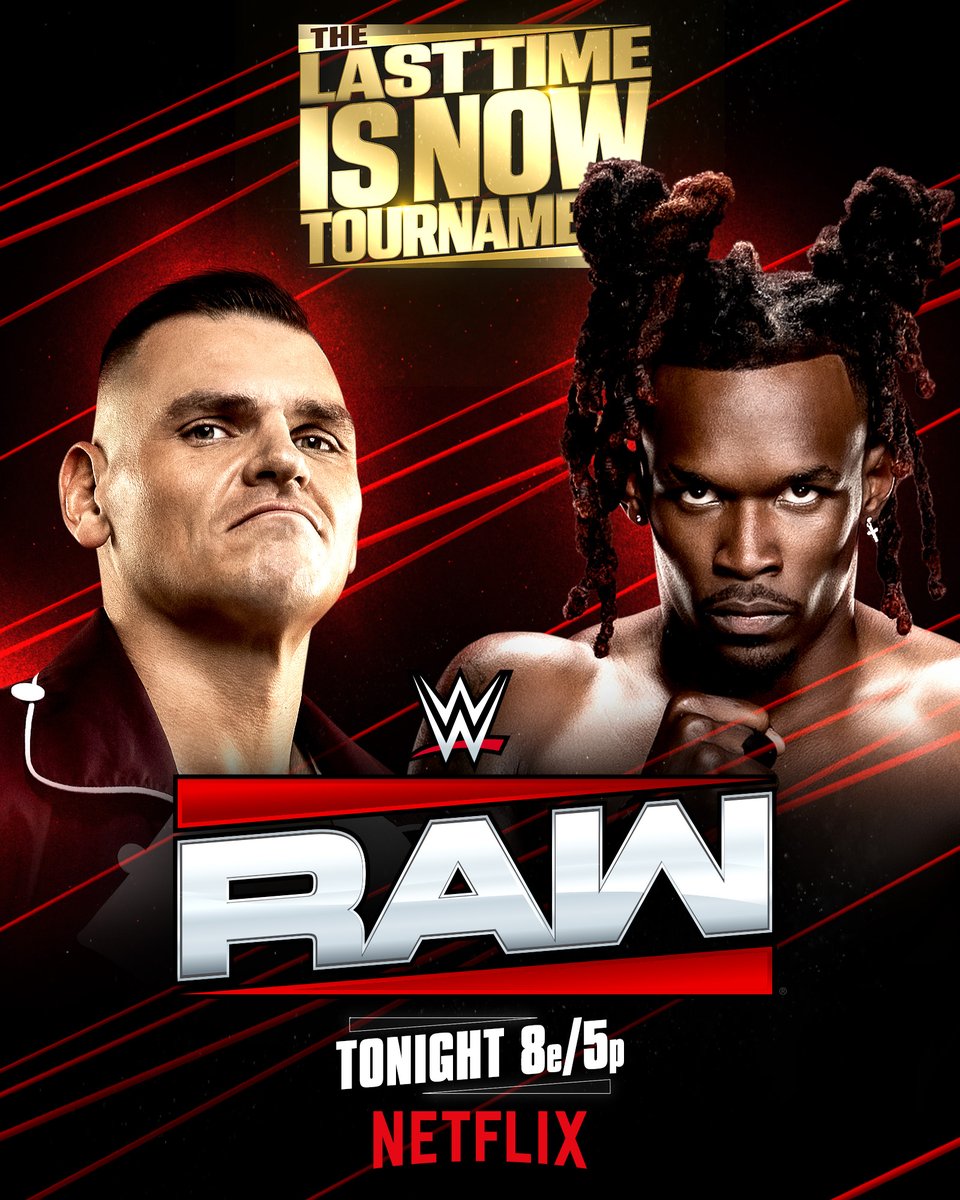WWE's tweet image. Who will move on in The Last Time Is Now Tournament when @Gunther_AUT and @WWEJeVonEvans battle it out TONIGHT on #WWERaw at Madison Square Garden?

📺 8e/5p on @netflix