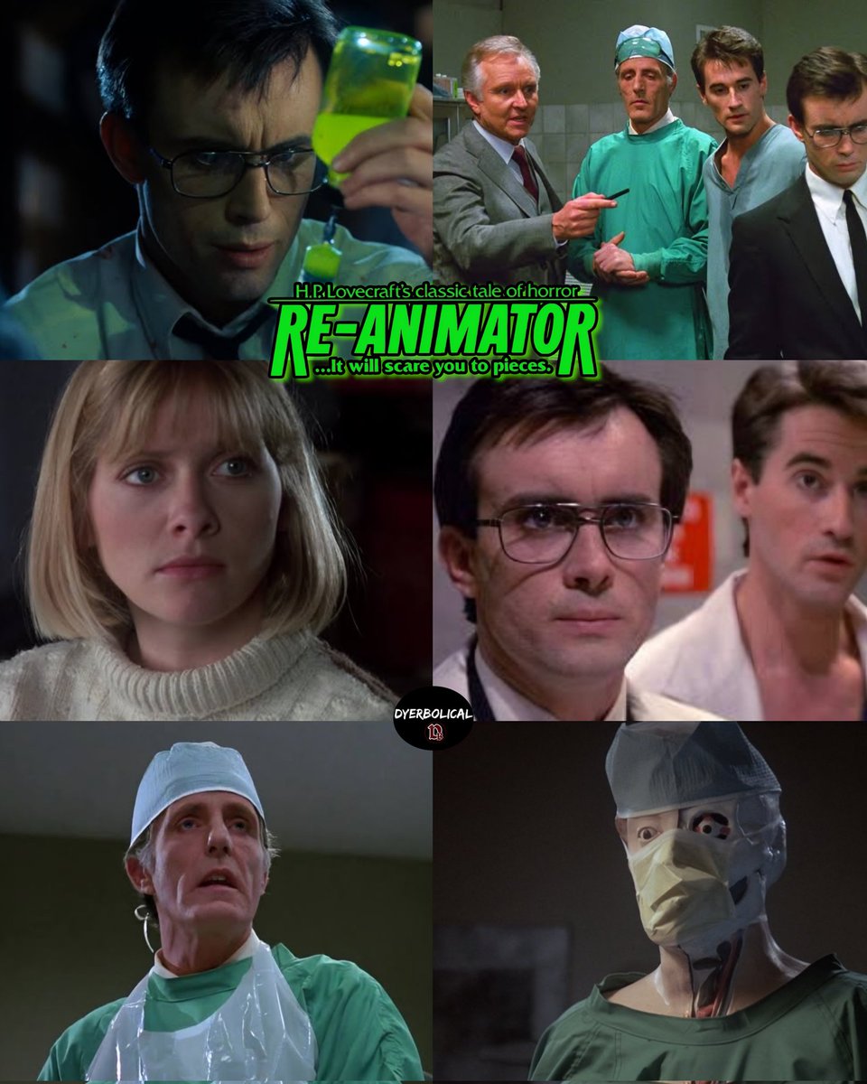 DyerbolicalDB's tweet image. H.P. Lovecraft&apos;s Re-animator (1985)

A film that deserves way more attention.