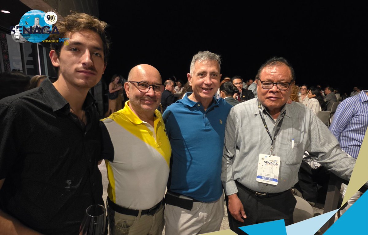 SENAGA 2025, un encuentro que celebra la ciencia, la comunidad y la amistad.

El cóctel de bienvenida nos recordó que, antes de la academia, somos una familia profesional que avanza unida.

#SENAGA2025 #Convivencia #Unidad