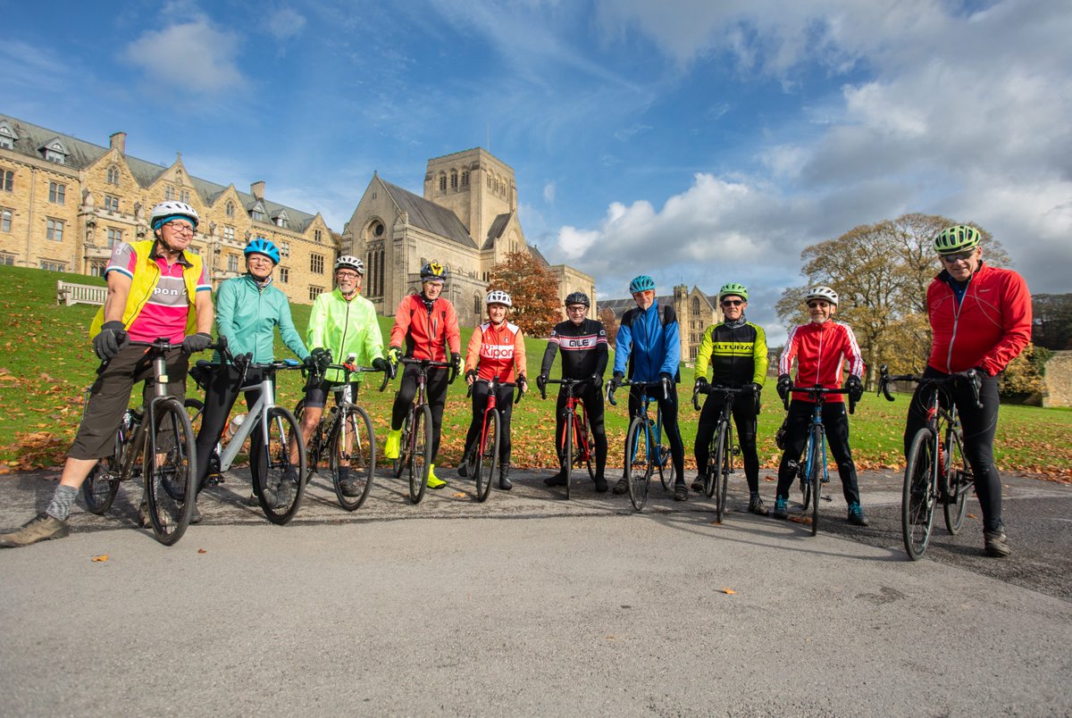 Great to see another cycling group visiting Ampleforth Abbey. 

Planning a ride with 10 or more? 

Pre-book your tables and enjoy 10 percent off food and drink.

Find out more - ampleforthabbey.org.uk/visit-us/tea-r…
