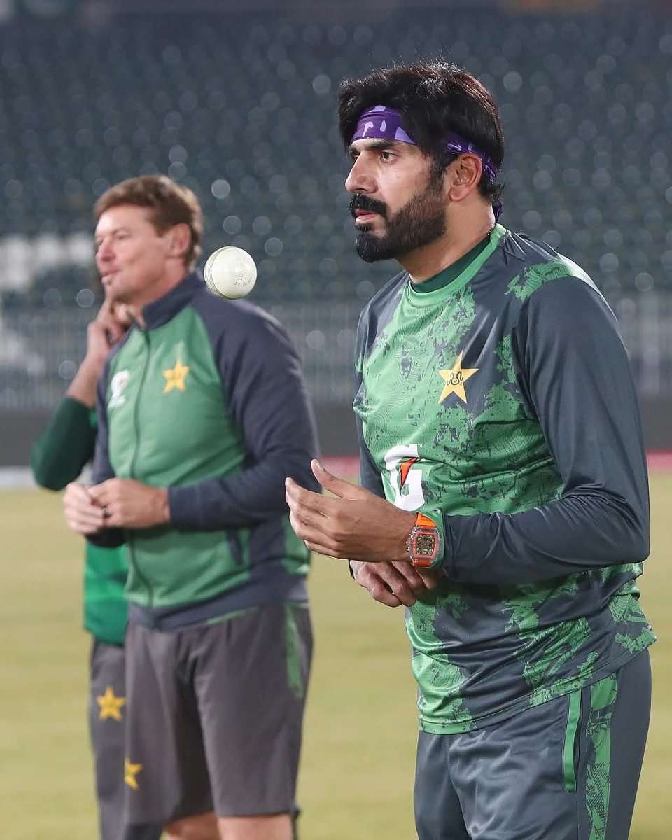 saad556's tweet photo. Back in T20I mode 🔥

Pakistan players fine-tune preparations for the tri-series in Rawalpindi 🏏

#CricketKiJeet | #BackTheBoysInGreen https://t.co/j5aCWKA7lF