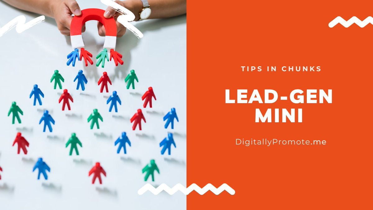 DigiPromoteme's tweet image. Use customer referrals as a powerful source of lead generation. Encourage satisfied customers to refer others. #CustomerReferrals #LeadGeneration