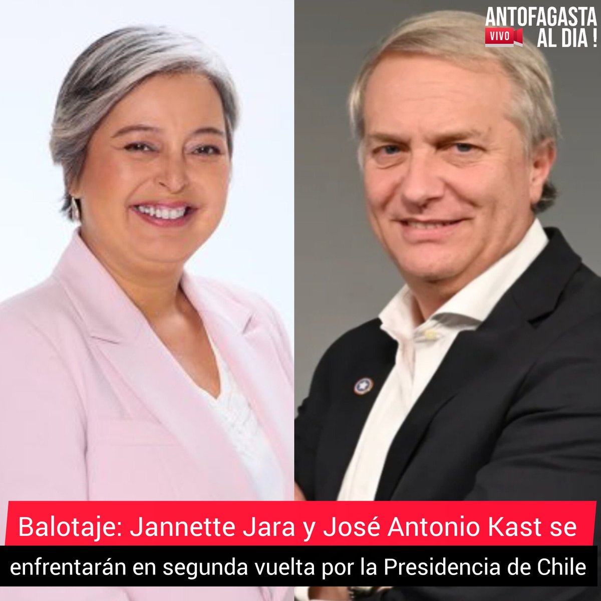 Servel confirmó este lunes que habrá segunda vuelta presidencial en Chile, donde ninguno de los candidatos logró superar el 50% de los votos válidamente emitidos, forzando un balotaje que se realizará en diciembre próximo y enfrentará a Jannette Jara y a José Antonio Kast.