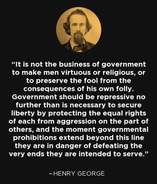 <a href="/Lieboisout/">Michael Liebowitz</a> The coherent, rational, philosophy of libertarianism is called Georgism.
