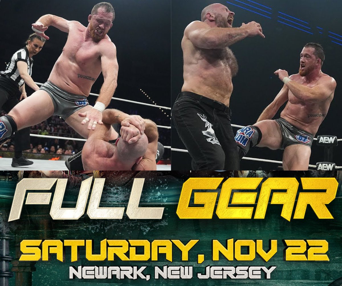 DrainBamager's tweet image. WOR: AEW is going to do the Jon Moxley vs Kyle O&apos;Reilly singles match at Full Gear. It&apos;s not 100% made official but it is the match they&apos;re doing.