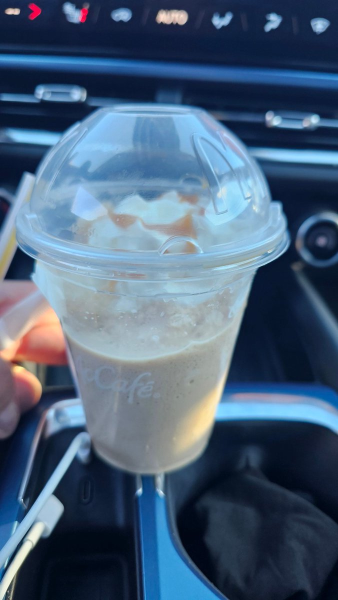 IAmLarryA's tweet image. Shrinkflation is real. This is what passes for a small Frappe at @McDonalds now. 😳

#shrinkflation #inflation