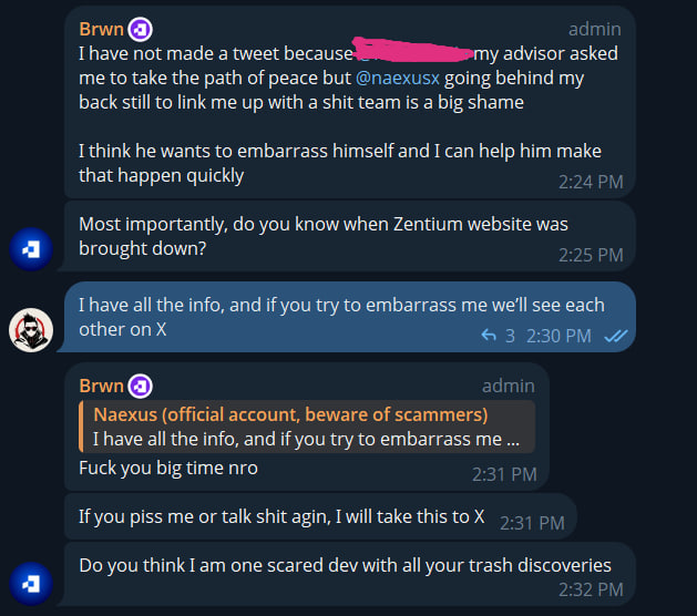 naexus's tweet image. A must read for $PRIVIX holders.

Oh my, oh my…

Wild how much hate I got when I originally asked questions.

People were so emotionally attached that even basic due-diligence triggered them.

When I “exposed” the patterns I noticed, I got over 100 DMs from random accounts…