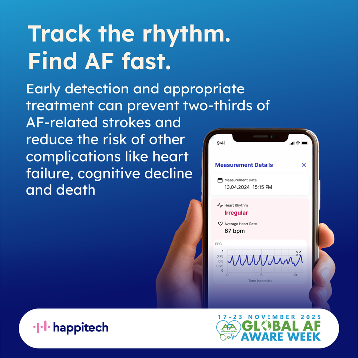 Happitech - smartphone based AF detection tweet media