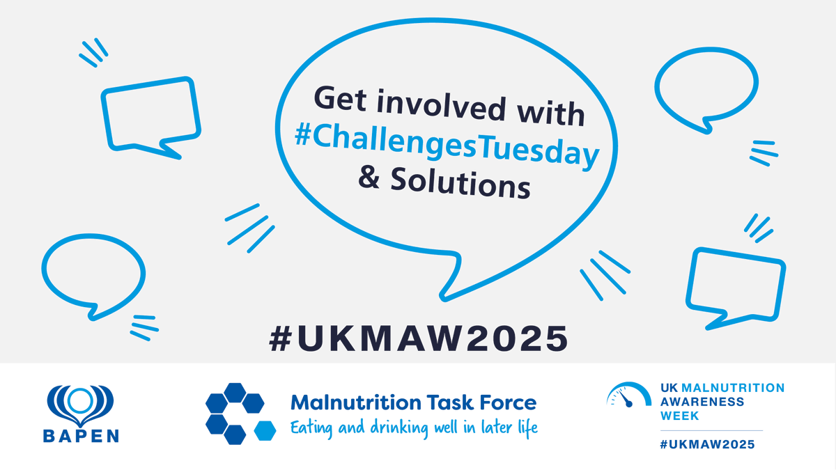 BAPENUK's tweet photo. Did you know just 47% of health & care professionals feel confident identifying & treating older people at risk of malnutrition?
Today's #ChallengesTuesday & Solutions theme is a chance to share ideas and tips to help.
Download a selfie card: https://t.co/GcUC6rHFUb https://t.co/7bQvfMX9KN