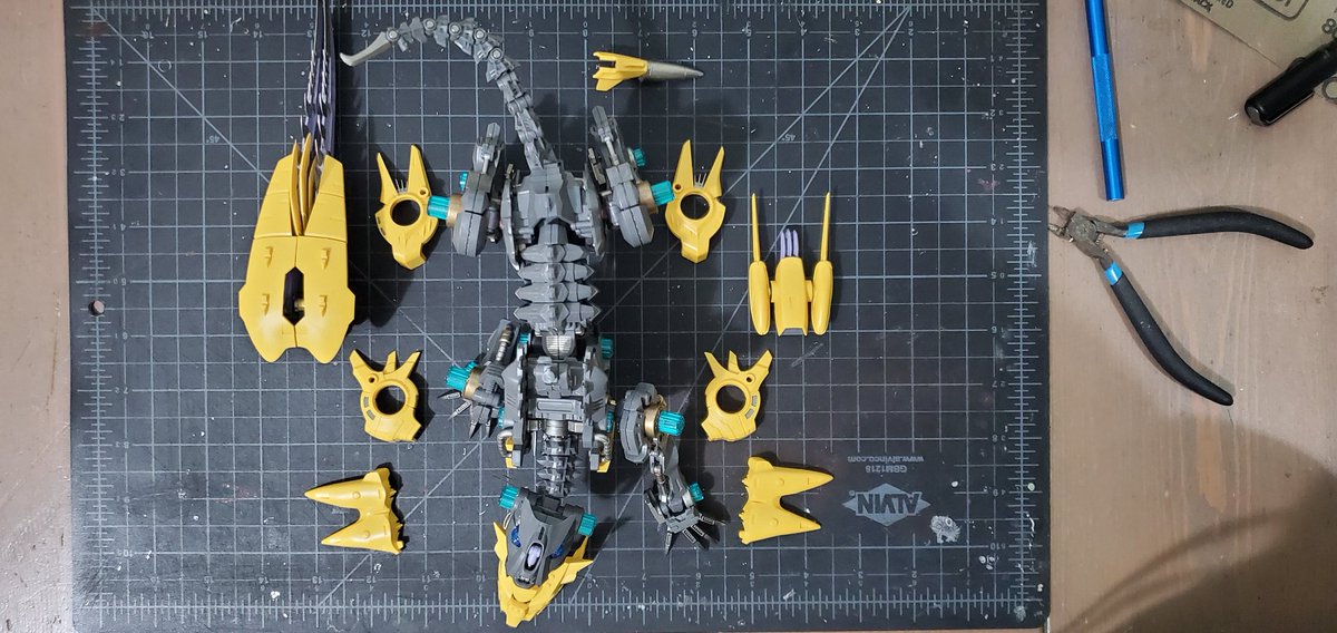 GundamLynch's tweet image. #zoids #fangtiger #giantrobot #kotobukiya #ゾイド #コトブキヤ
