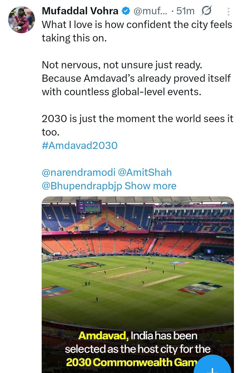 Satyam22tweets's tweet image. Sb ek hi tweet ku kr rahe bhai

#Amdavad2030