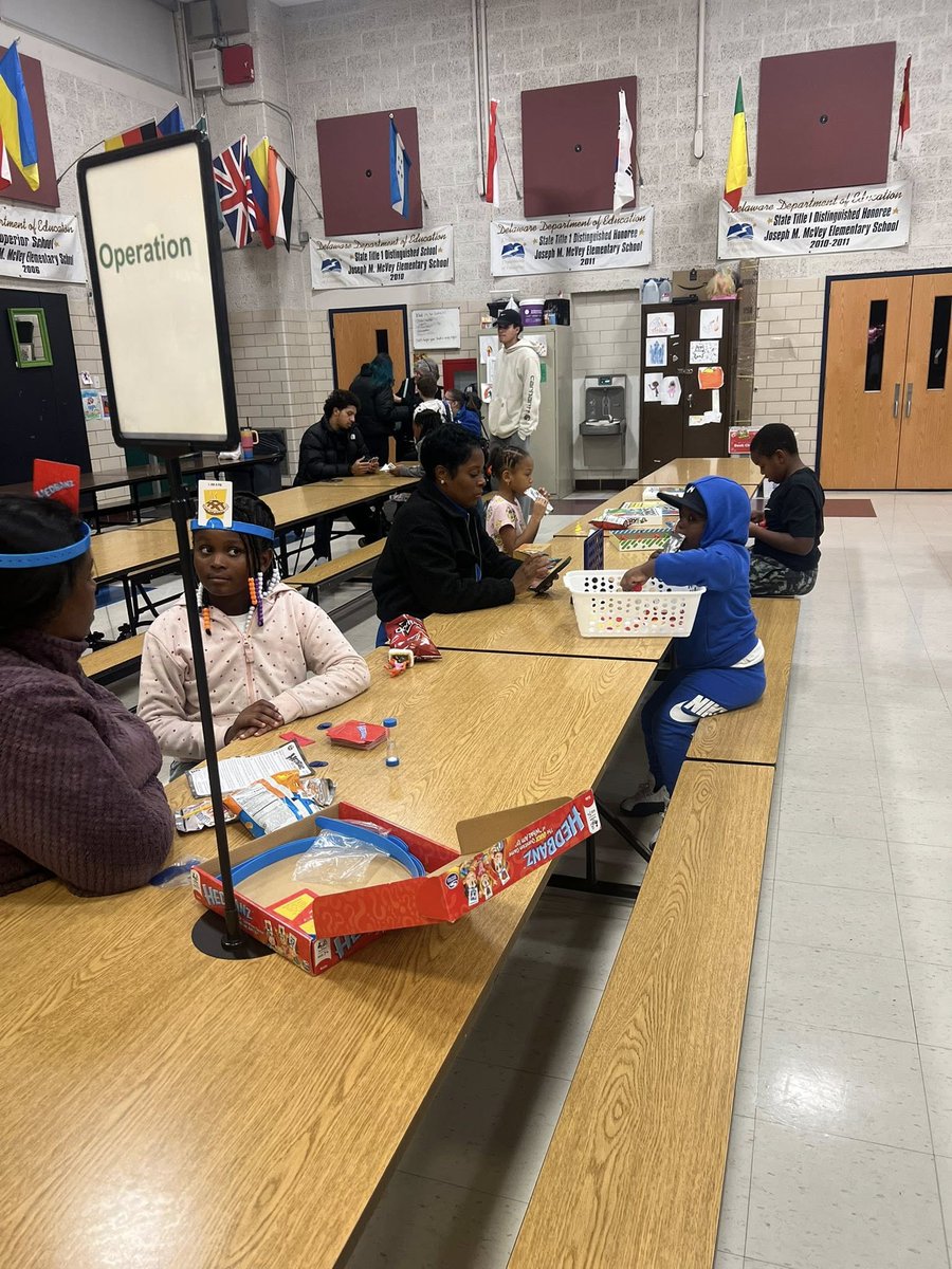 We appreciate the families who participated in Family Game Night. It was a blast!!!