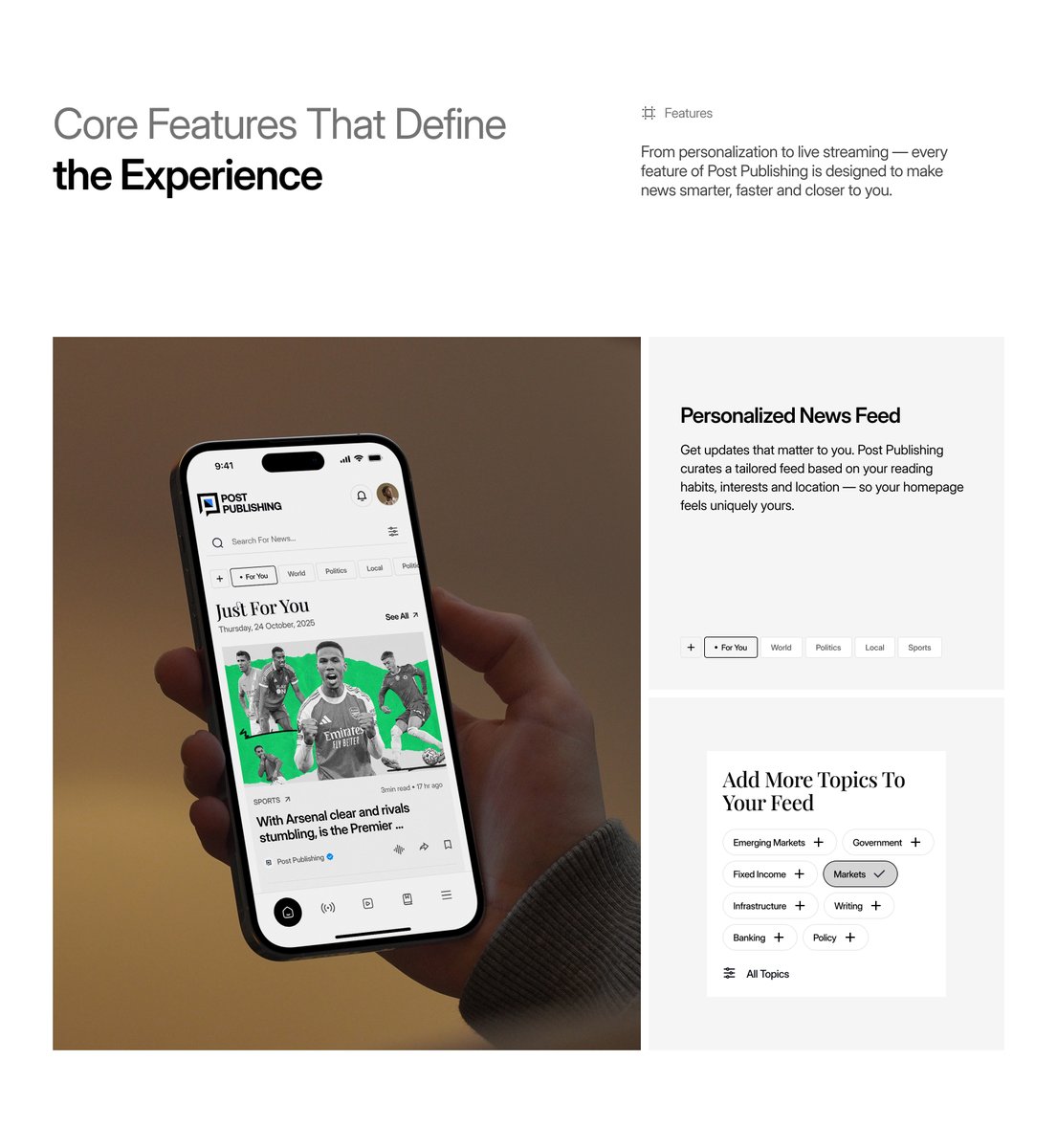 opedia_tech's tweet image. Reimagining Digital Journalism — Post Publishing News Media App UX/UI Design.

📌 Check more and get inspired – behance.net/gallery/238577…

#UXUIDesign #NewsApp #MediaDesign #ProductDesign #MobileAppDesign #DigitalNews #AppRedesign #PostPublishing #opedia #opediastudio