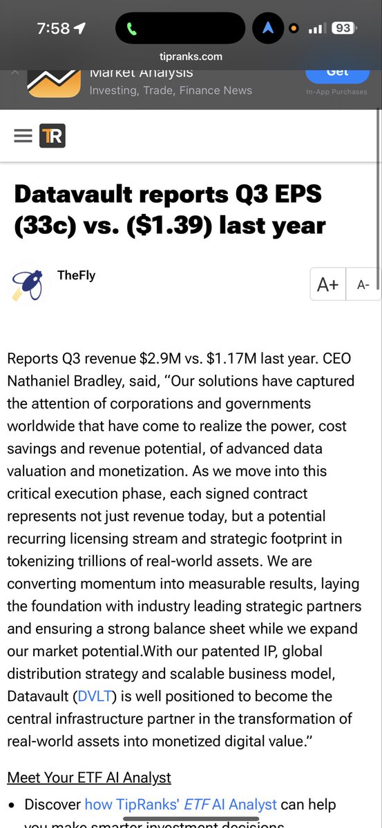 calvinmalloy's tweet image. $DVLT 

Improving margins 
Improving EPS 
REV up huge 400%+ 
GUIDANCE UP HUGE 200m+ 
New 8m contract and dozens more to come 

NO NEED TO RAISE CASH
 “$BTC 150m investment they got is enough for them not to raise capital” 

MULTIPLE VERTICALS UNDERWAY 
tokenization, RWA,…