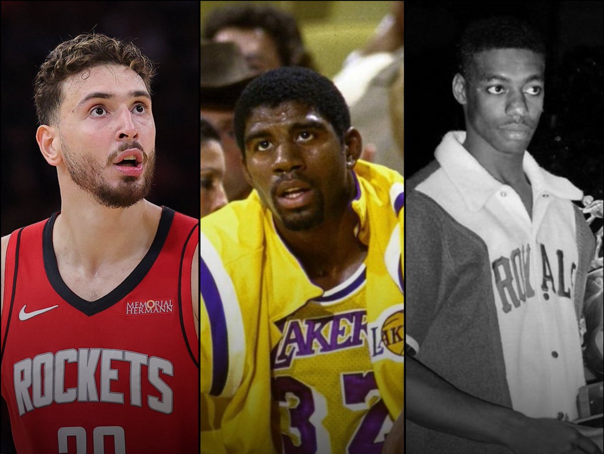 BradeauxNBA's tweet image. Through 12 games: Alperen Şengün has recorded at least 5 rebounds and 5 assists in every single game.

He joins Magic Johnson and Oscar Robertson as the only 23 or younger players in NBA history to do that. ⭐️