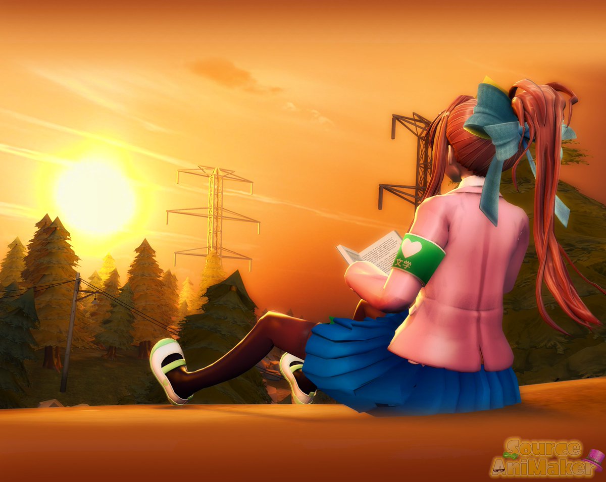 AnimakerSource's tweet image. [INDIEVERSE]

It&apos;s a Beautiful day outside.
thinking the memories and futures that it comes.

#DDLC #SFM