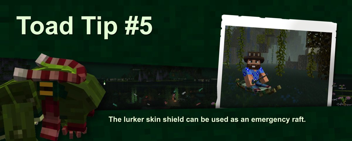 Toad Tip #5 🐸

The lurker skin shield can be used as an emergency raft.