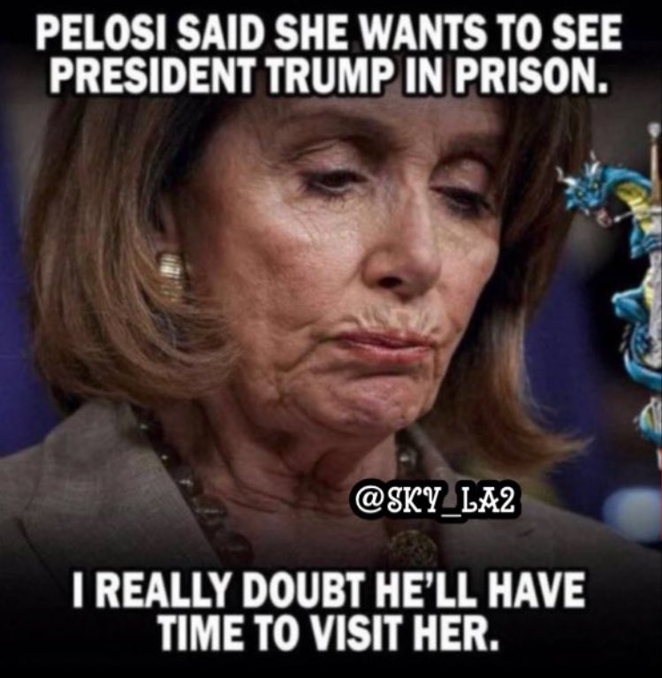 Nancy Pelosi belongs in PRISON‼️