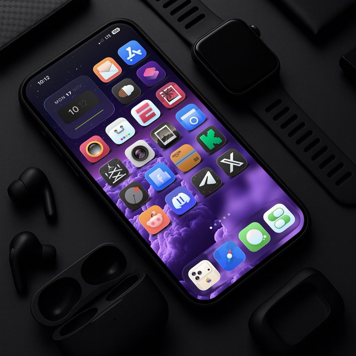 CROSSAFELLA's tweet image. Chicken &amp;amp; Waffles Monday Home Screen #iPhone17promax #iOS