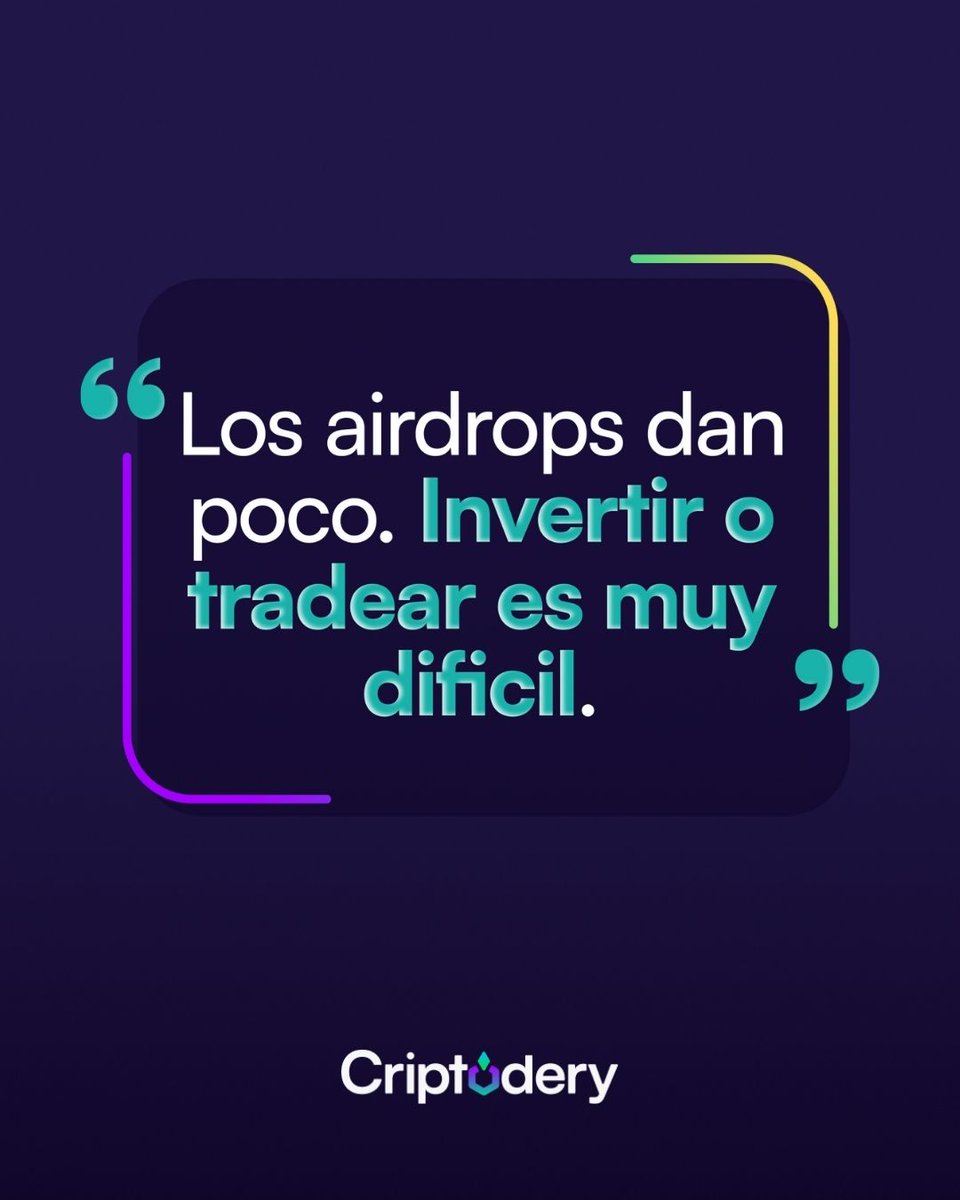 💭 “O los airdrops dan poco… o el trading me da miedo.”

Entre ambos extremos hay otra forma: competir.

Compite con lo que sabes, aprende y gana criptomonedas sin arriesgar grandes sumas de capital.

Visita criptodery.com y prueba una Competencia Cripto.