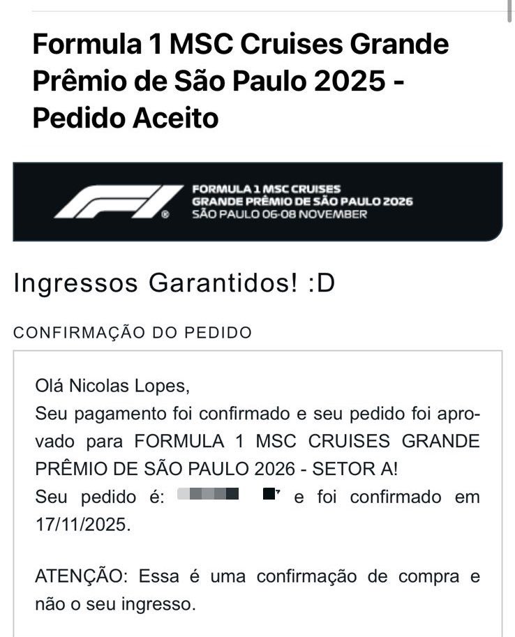NicolasLopes51's tweet photo. @formulalau Abri 11h40, só me redirecionou pra fila 11h51. 12h00 em ponto já entrei e consegui de primeira, sem perrengue https://t.co/WuVOAnksdm