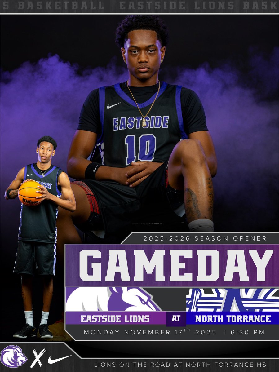 GAME 1️⃣

Season Opener🦁🏀🔥

📅 | 11/17/2025
🆚 | North Torrance
🏆 | Non League Game
⏰ | 6:30pm
📍 | North Torrance High School 
🍭 | Snack Bar 
🎟️ | Free Entry

<a href="/pollonpreps/">Jack Pollon</a> <a href="/LACourtReport/">LA Court Report</a> <a href="/Coach_Ash_/">Coach Ash ™️</a>