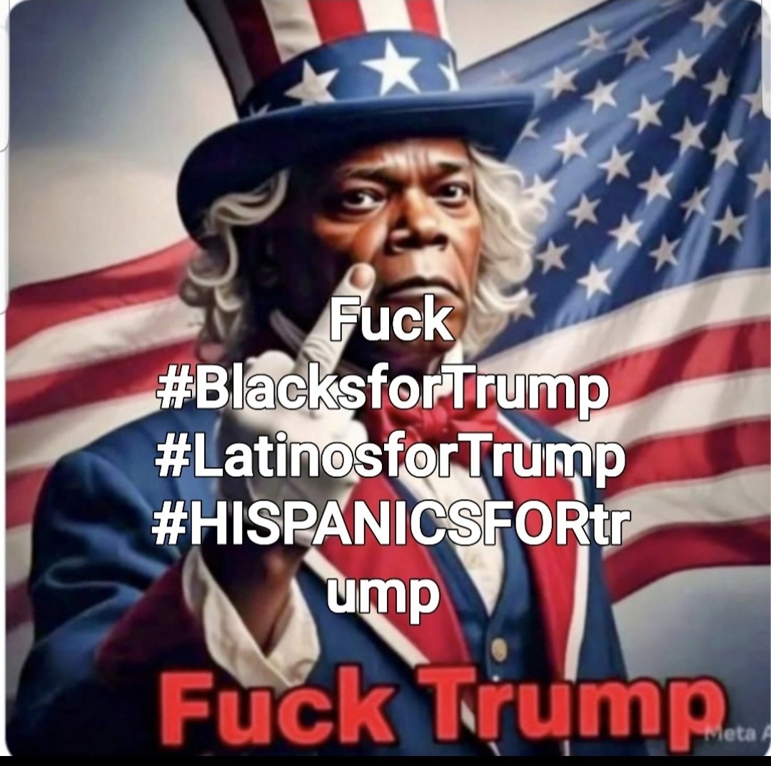 universenus's tweet photo. @TheDamaniFelder Seriously what the fu ck are you listening or thinking! #Trump hates #AfricanAmericans #RealFreeSpeech mfs #Americaisfucked because of so many easy sell outs like #BlacksforTrump #LatinosforTrump #hispanicforTrump https://t.co/3eq2rQQ5gg