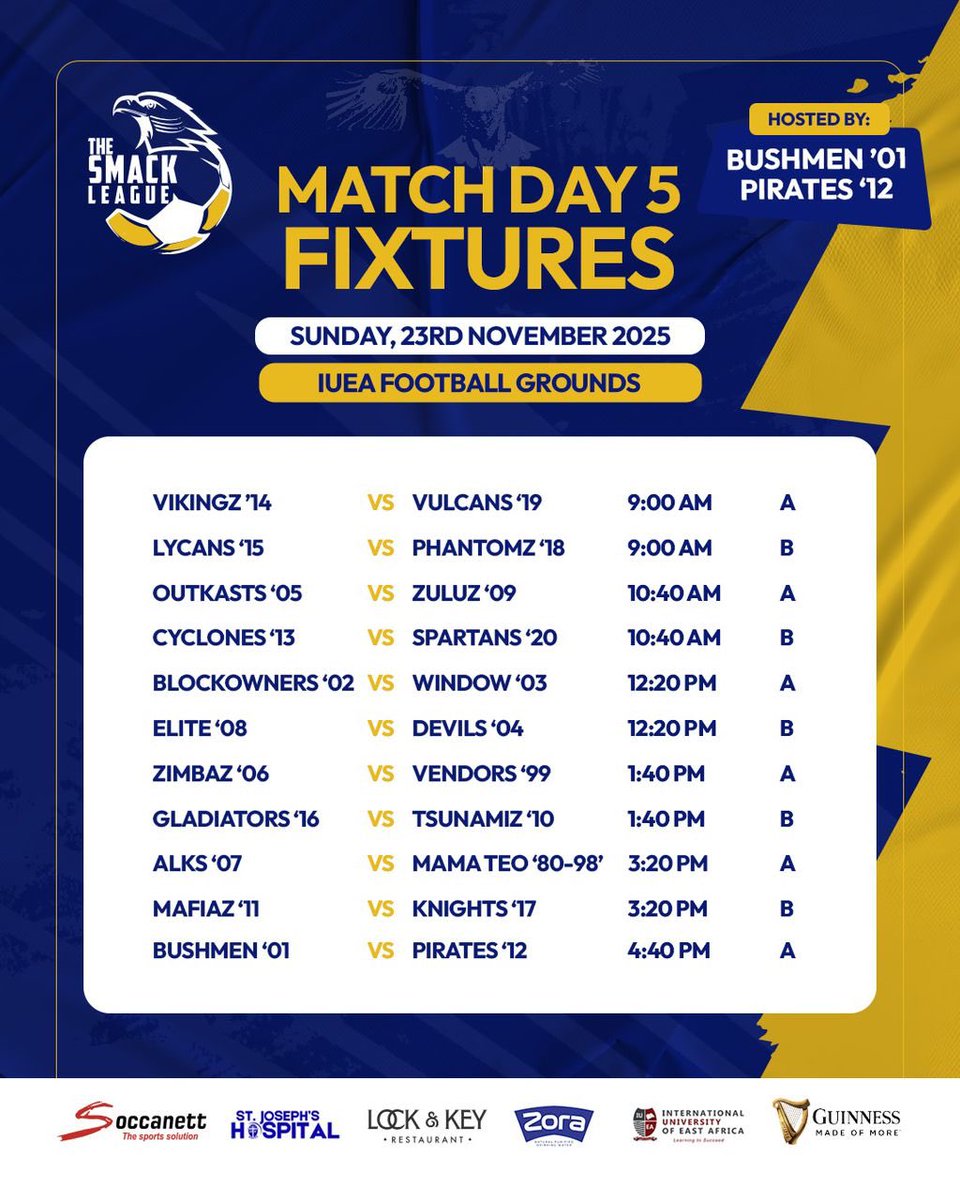All the Matchday 5 action, this Sunday!🤩

#BlackShinesBrightest | #TSL8
