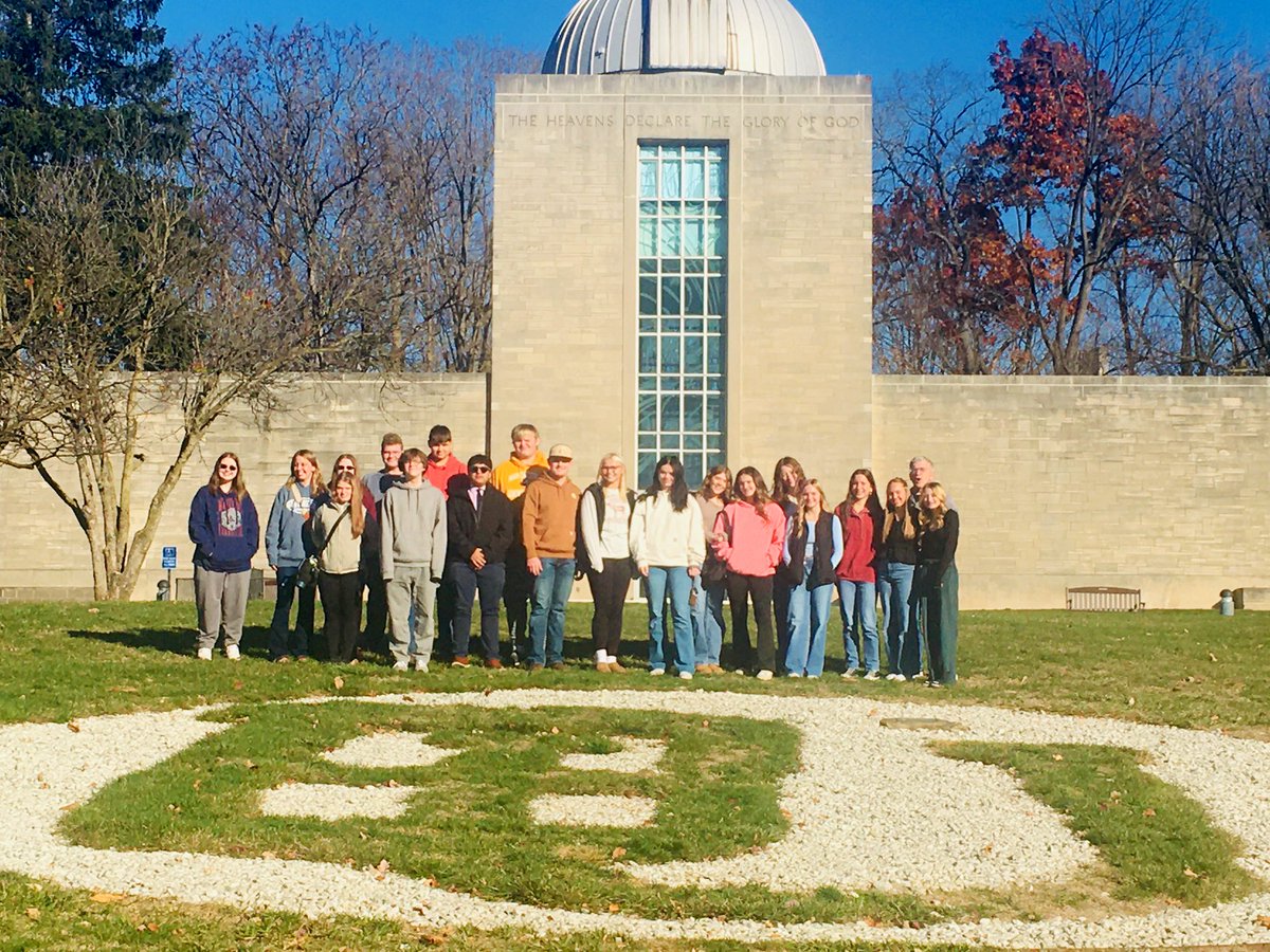Pre-Calculus students are visiting the Holcomb Observatory at Butler University today.