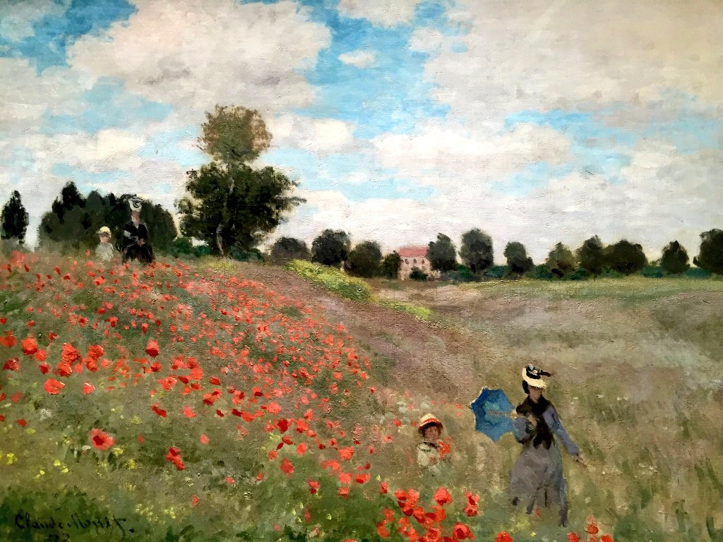ArtGuide_db's tweet image. Claude Monet
Wild Poppies, 1873