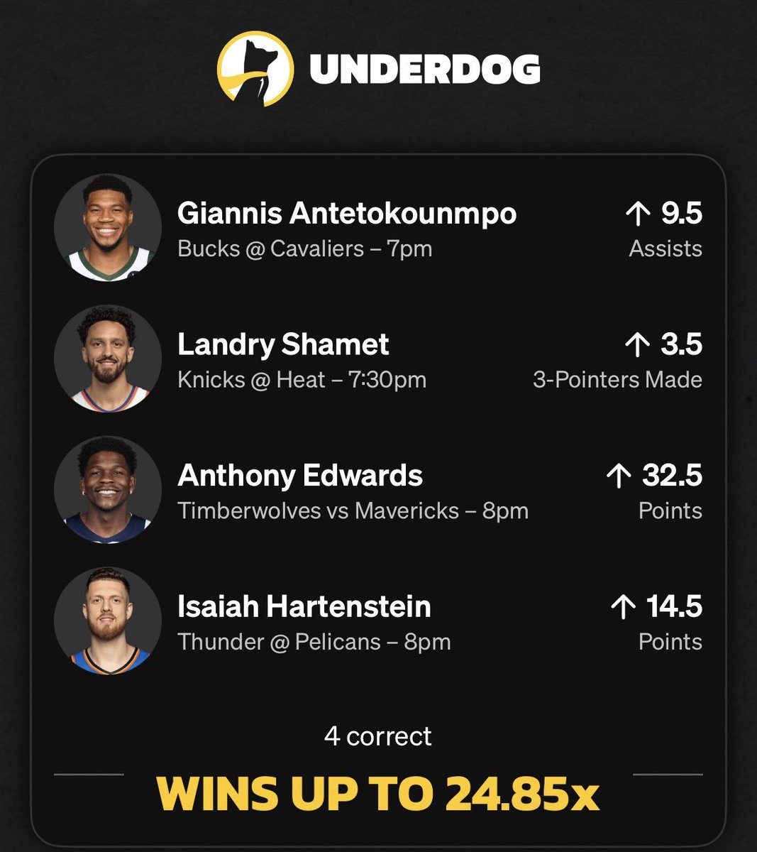 Cole’s Algo Picks tweet media