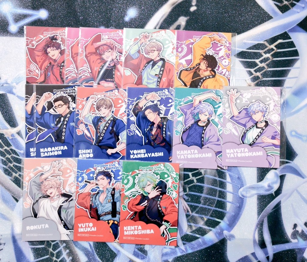 【交換】 
ParadoxLive パラライ DOPEBOX ドプボ ハーフブロマイド

譲￤
アレン アン2 夏準 直明2 四季 匋平 珂波汰 那由汰 依織 ロクタ 憂人 賢太

求￤イツキ

郵送のみ。
お気軽にお声掛けください🎀