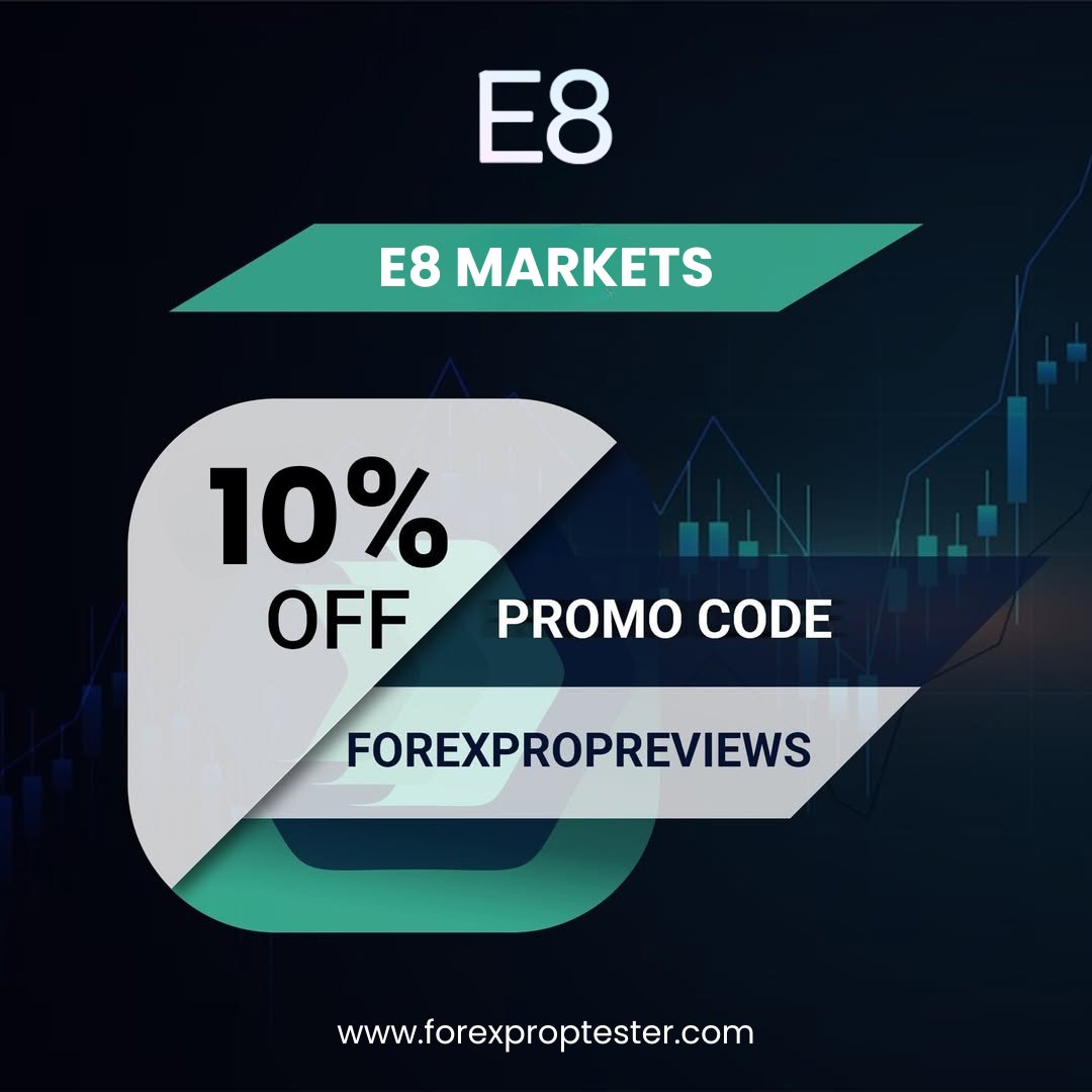 fxproptester's tweet photo. 🔥 E8 Markets Deal 🔥
Get 10% OFF with code FOREXPROPREVIEWS 🎯
Start your next challenge for less! 📈💼
🔗 https://t.co/2VThhxGtPg
#E8Markets #PropFirmDiscount https://t.co/y1TG8o70rJ
