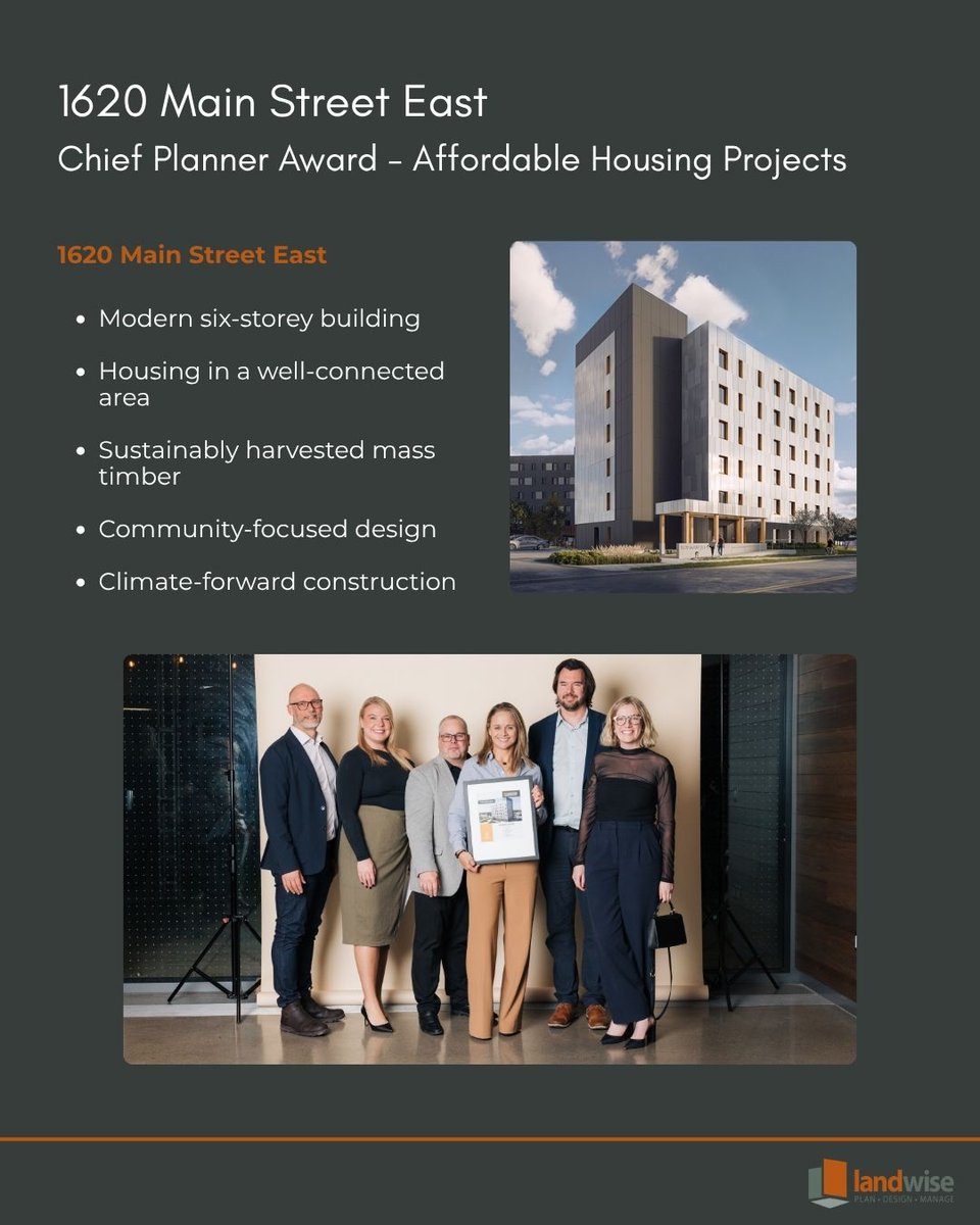 landwise_team's tweet image. Landwise is honoured to be part of three award-winning projects recognized at the 2025 Hamilton Urban Design &amp;amp; Architecture Awards.

For more details visit: hamilton.ca/city-council/a…
#wearelandwise #plansmart #designsmart