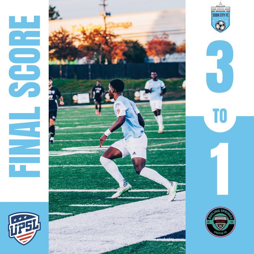 SodaCityFC's tweet photo. And thats a wrap on the regular season 🏆🩵 #undefeated https://t.co/yr8vtBuyJj