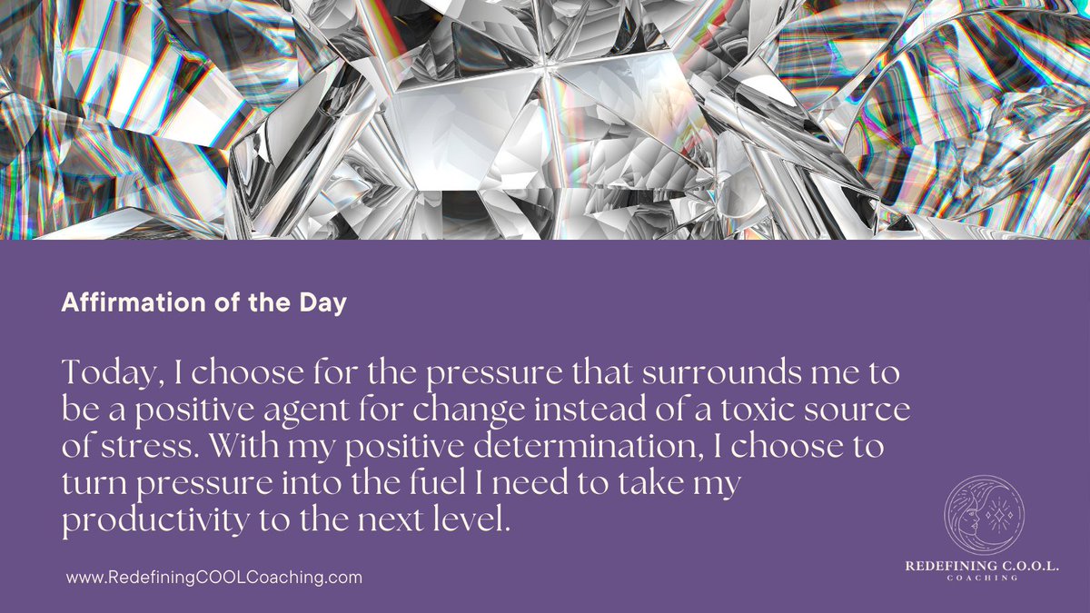 RedefiningCOOL's tweet image. Self-Reflection Questions

1) How can I transform pressure at work into a positive force for change &amp;amp; prevent it from turning into toxic stress? 🌟🔥💪

2) What steps will I take today to channel stress into productive energy? 🚀💼👩‍💼

#positivitywins #productivityhacks