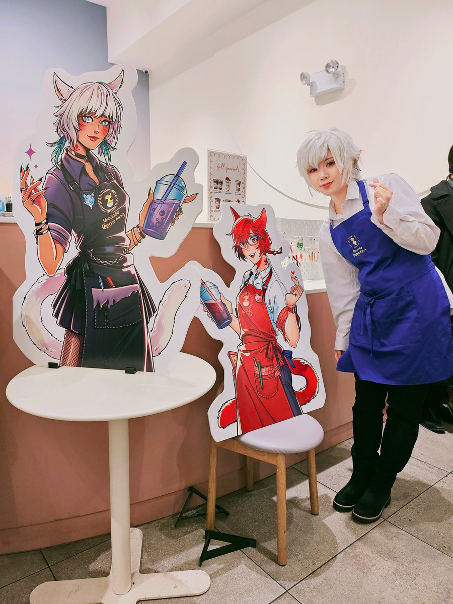 Leveilleur twinnies for FFXIV cupsleeve in NY ✨️ This was so much fun!!

💙 Alphinaud <a href="/kimchiiiyah/">almost dawntrailing......</a> 
❤️ Alisaie <a href="/RainingCation/">☔𝑴𝒊𝒔𝒂 🔜 Apron Commissions (Shop update 11/18)</a> 
---
#FFXIV #FFXIVcupsleeve