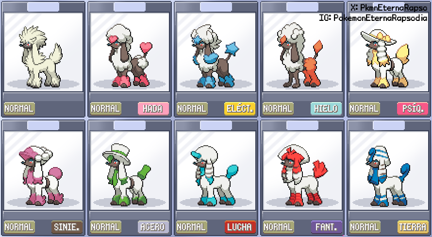 PkmnEternaRapso's tweet image. A partir del parche v3.0.1, Furfrou, que es un pokemon único tendrá la posibilidad de ganar un tipo secundario, nuevas habilidades, un ligero cambio de stats base y tendrá acceso a diferentes MTs, DTs y Tutores dependiendo de su corte de pelo.
(Se podrán ir cambiando los cortes)+