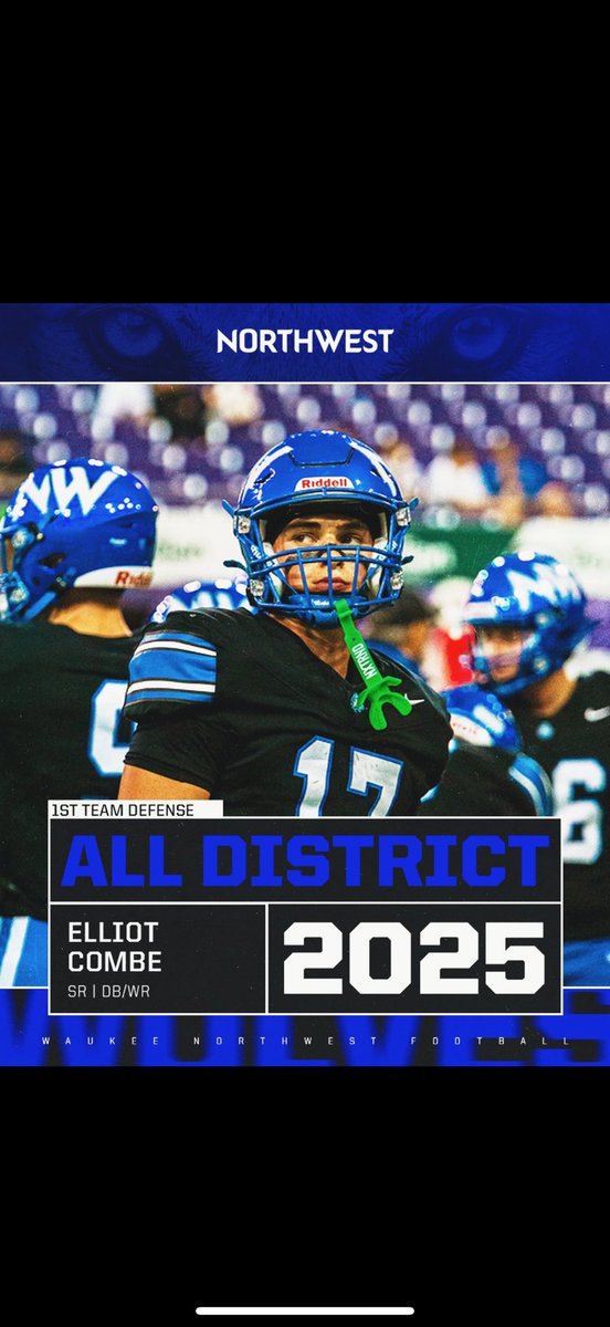 elliott_combe's tweet photo. Thankful and blessed to be named 1st team all district! https://t.co/LdzPvTLIJR