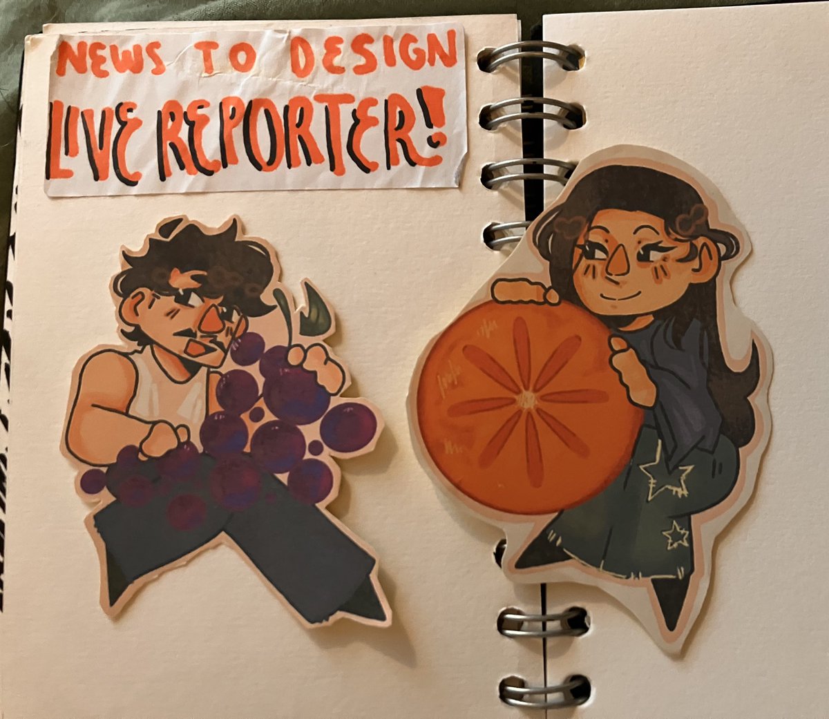 they made it home safe and theyre living in my sketchbook for now &lt;3 thank u wonderful kofi i miss u already