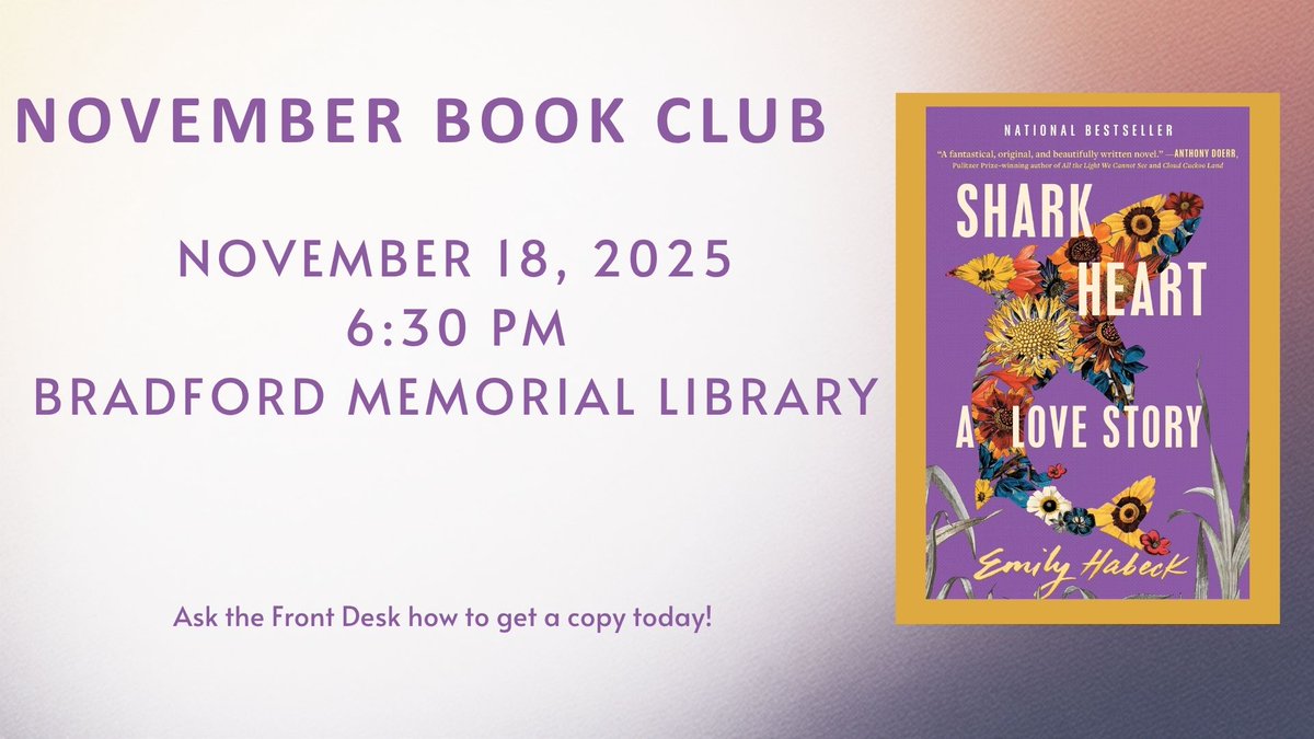 ElDoradoLibrary's tweet image. Just a friendly reminder book club is tomorrow 6:30 pm. So dust of those books, skim those last chapters, or at least practice your thoughtful nodding for when someone asks, &quot;So what did you think?&quot;