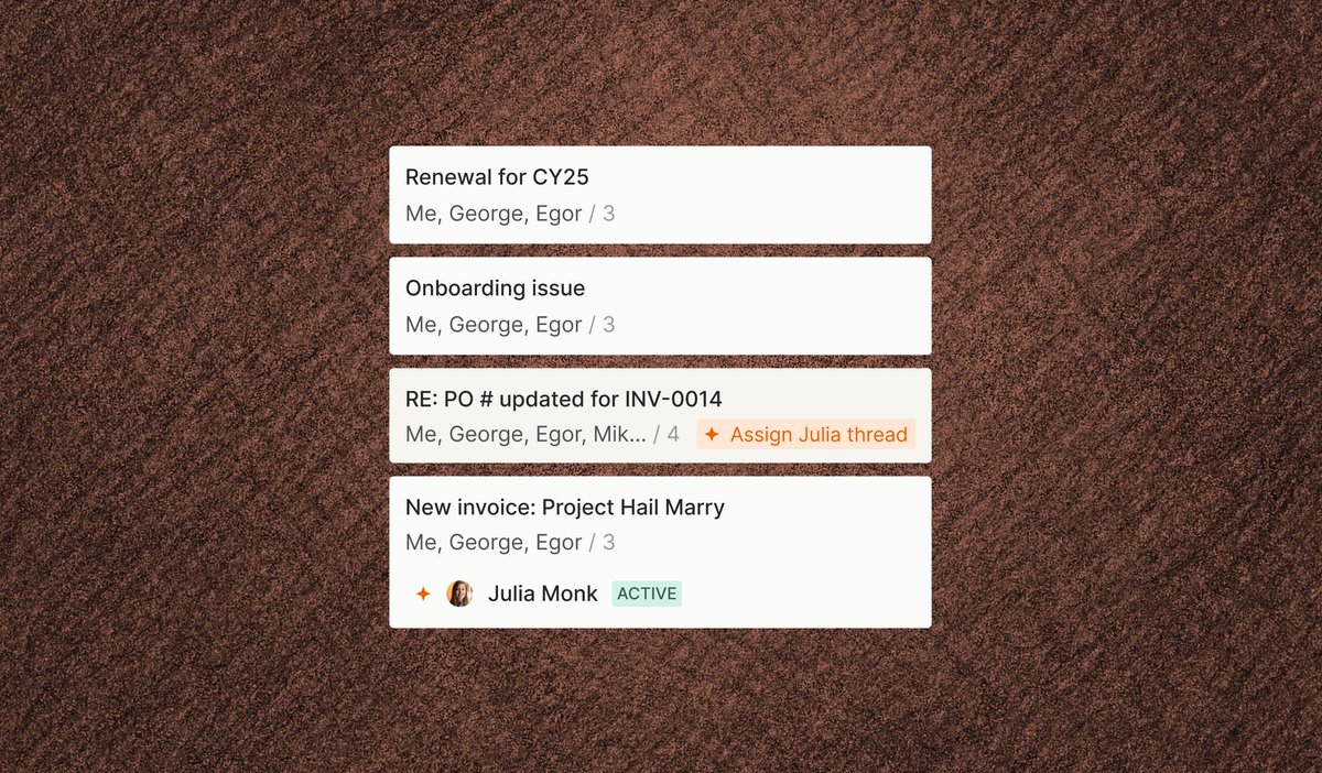 Introducing multi-threading for agentic collections in <a href="/usemonk/">Monk</a>. Collections just got sharper. 

Customers are demanding. And customers are always right. Customers sometimes share invoice-related communication across multiple  threads. A PO# change or a discount for Q4 might be